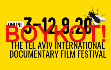 Boikott filmfestivalen i Tel Aviv 3.-12. 9.2020