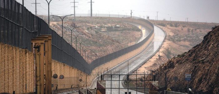 Route 4370 ved Jerusalem, kjent som «apartheid-veien»,